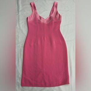 Elegant Pink Sleeveless Dress